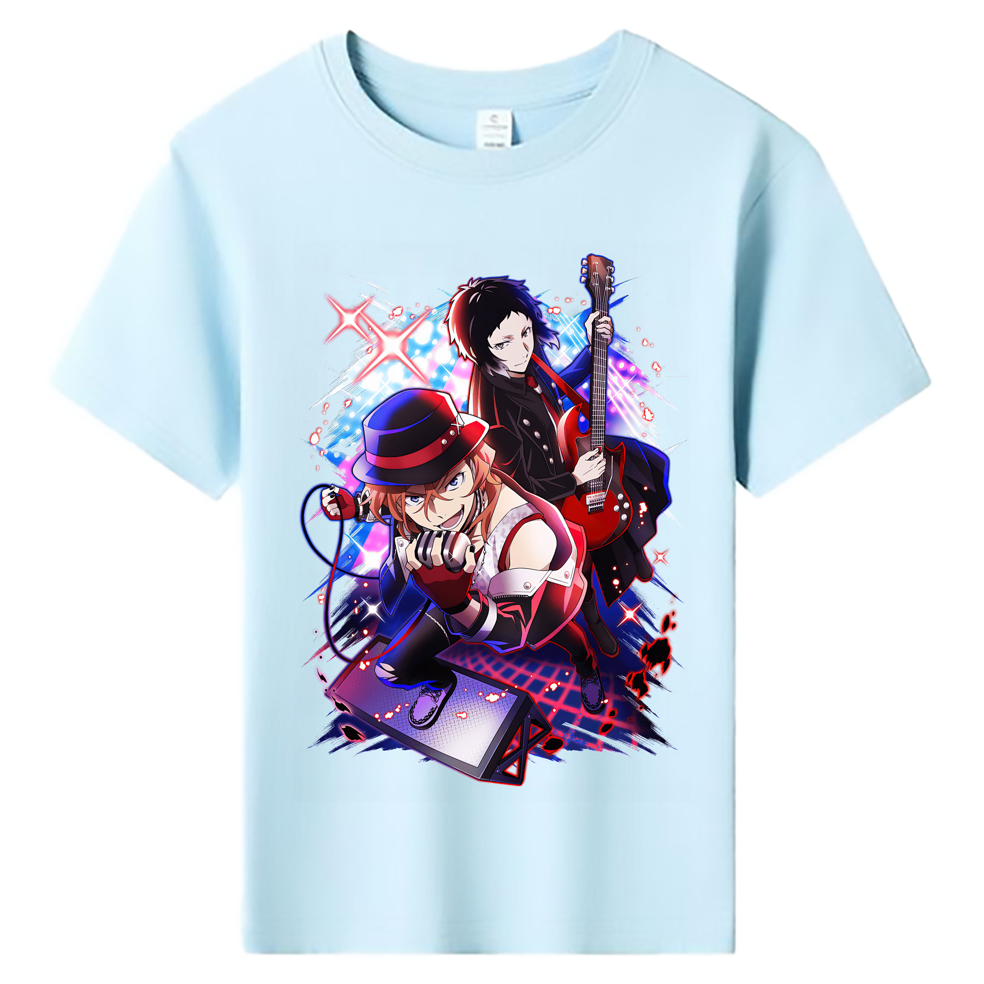 （画像用） 文豪ストレイドッグス Bungo Stray Dogs 綿100％キッズTシャツ（フロントプリント）